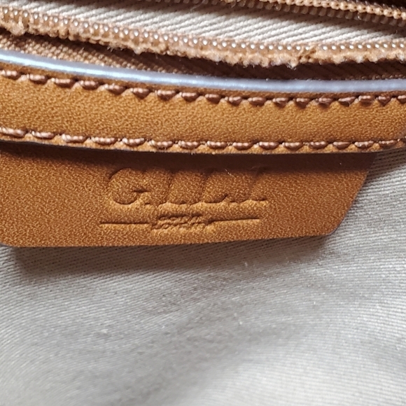 G.I.L.I Genuine Leather Satchal in Tan - Picture 7 of 16